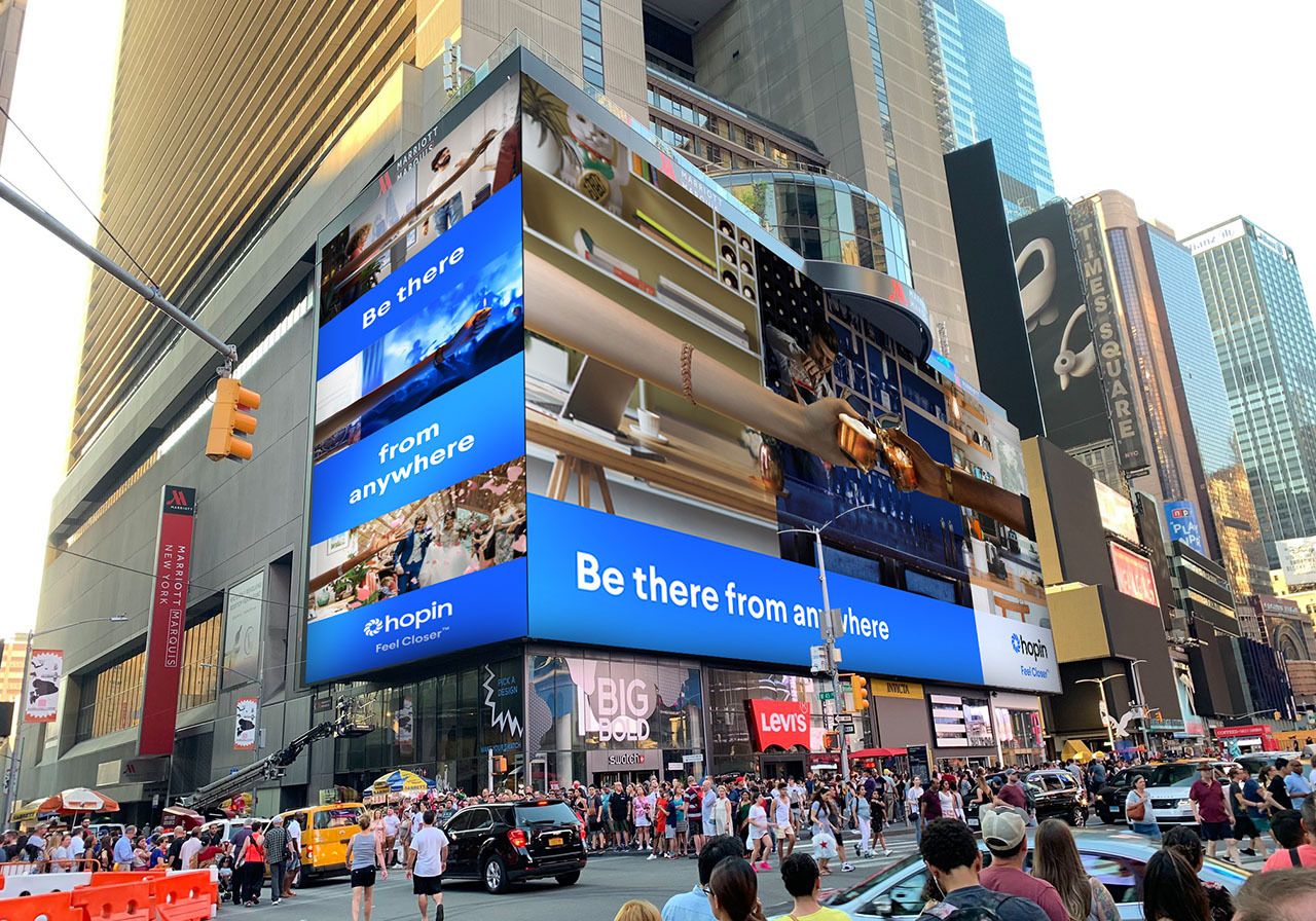 Hopin - Digital Billboards NYC